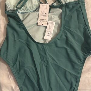 Cupshe Teal One Piece Swimsuit